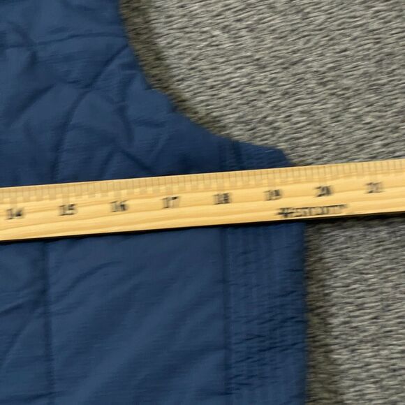 Peter Millar Vest Womens Size Large Navy Nylon Puffer Jacket Hi Neck Full Zip - Picture 5 of 8